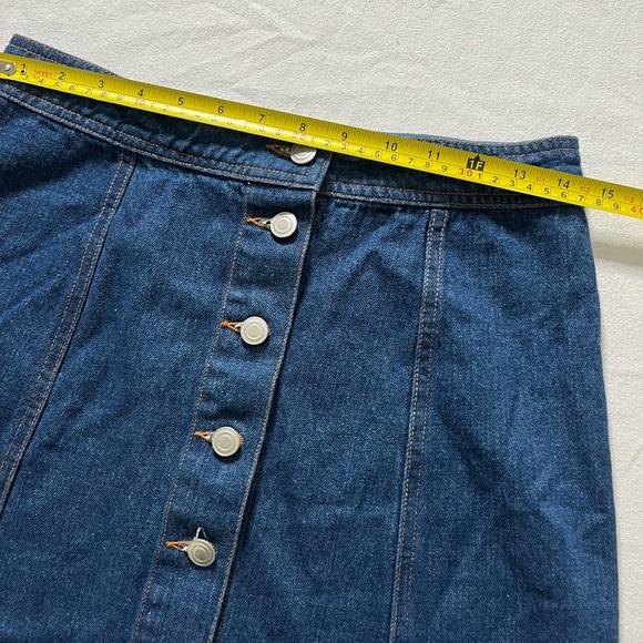 Sans Souci Blue Denim Skater Skirt - Picture 7 of 7